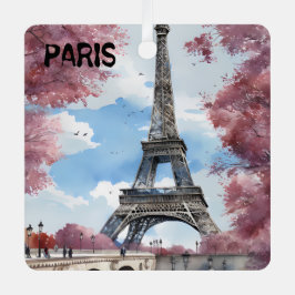 パリのクリスマス旅行 メタルオーナメント