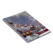 パリのクリスマス。クリスマスプレゼント手帳 ノートブック (右側)