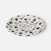 パリのクリスマス | ジョユーノエル ペーパープレート (アングル)