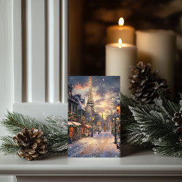 パリのクリスマス：トワイライトアットザエッフェルタワー シーズンカード