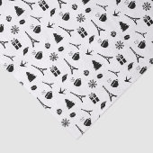 パリのクリスマス |パターン（の模様が）ある | 薄葉紙 (詳細)