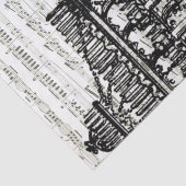 パリのコラージュのDecoupageシート 薄葉紙 (詳細)