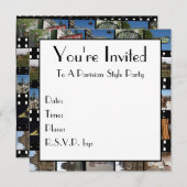 パリのコレクションの招待状 招待状 (正面/裏面)