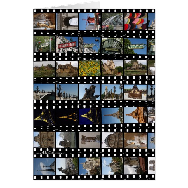 パリのコレクションカード (正面)