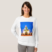 パリのコンコルド広場 フランス Tシャツ (正面フル)