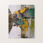 パリのコンコードプレイス。 ジグソーパズル (縦)