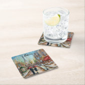 パリのコースター スクエアペーパーコースター (インサイチュ)