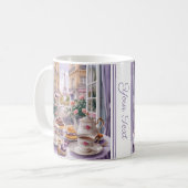 パリのコーヒーとケーキFrance - Dreamy Desserts コーヒーマグカップ (正面左)