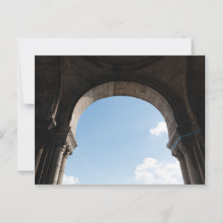 パリのサクレクールからのアーチウェイビュー ポストカード