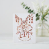 パリのサンジェルマン・デ・プレ教会フルステンバーグ ポストカード (スタンド正面)