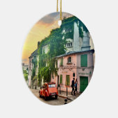 パリのサンセットクリスマスツリーの装飾 セラミックオーナメント (右)