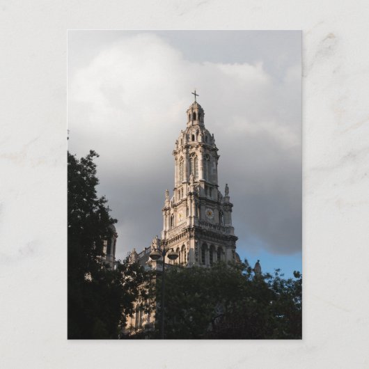 パリのサントトリニテチャーチタワー ポストカード (正面)