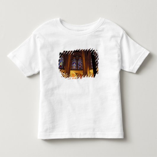 パリのサント・シャペル下部礼拝堂、2 トドラーTシャツ (正面)