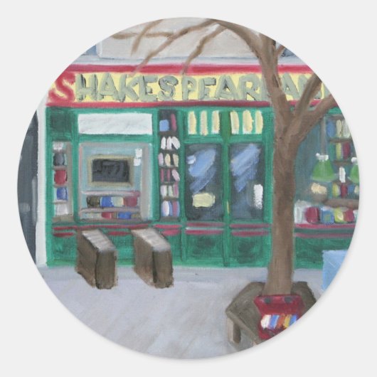 パリのシェークスピア ラウンドシール (正面)
