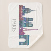 パリのスカイラインによって着色される建物 シェルパブランケット (正面)