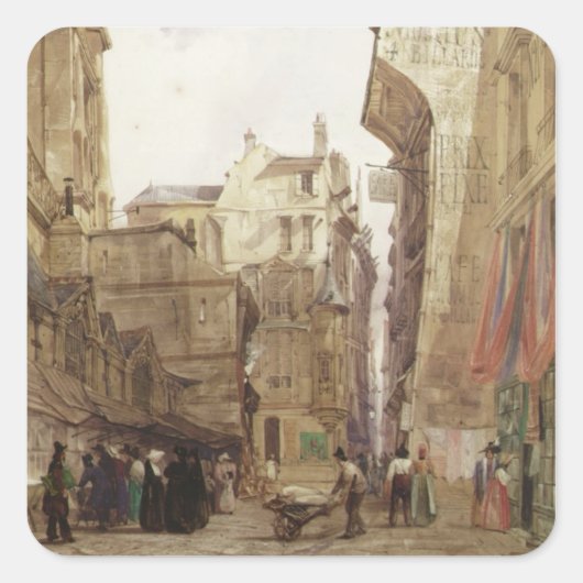 パリのセント・ジェルマン・ロキセロワ・ルーデプレテス スクエアシール (正面)