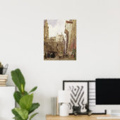 パリのセント・ジェルマン・ロキセロワ・ルーデプレテス ポスター (ホームオフィス)