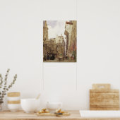 パリのセント・ジェルマン・ロキセロワ・ルーデプレテス ポスター (キッチン)