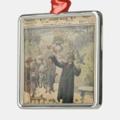 パリのタイプ、の鳥の魅惑者 メタルオーナメント (左)