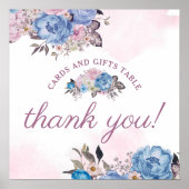 パリのチャームカード&結婚ギフトの表記号 ポスター (正面)