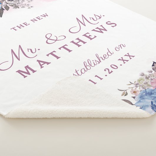 パリのチャームフローラザ・ニュー・ミスターとミセス・ニューライヴァーズ シェルパブランケット (3/4)