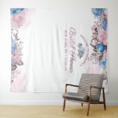 パリのチャームブライダルシャワーフォトプロップ背景 タペストリー (インサイチュ(横))