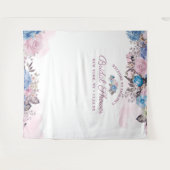 パリのチャームブライダルシャワーフォトプロップ背景 タペストリー (正面(横))