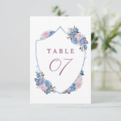 パリのチャーム結婚の座席番号 招待状 (スタンド正面)