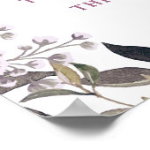 パリのチャーム フラワー フォトブース ウェディング サイン (角)