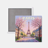 パリのチャーム：磁石で捕獲 マグネット (正面/裏面)