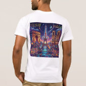 パリのデザイン大好き Tシャツ (裏面)