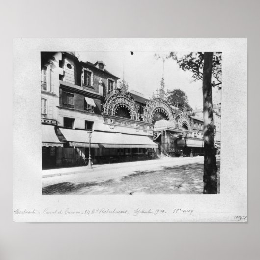 パリのトリアノン音楽会 ポスター (正面)