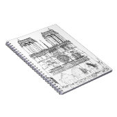 パリのノートルダム ノートブック (右側)