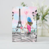 パリのハッピーマザーズデイカードウーマン (スタンド正面)