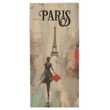 パリのバウンドウーマンインブラック