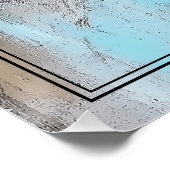 パリのバウンドウーマンインブラック ポスター (コーナー)