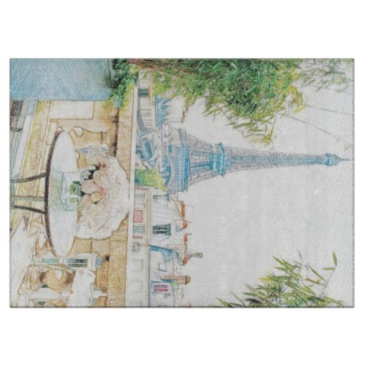 パリのバルコニー カッティングボード (正面)