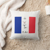 パリのバレエのフランスのな旗のテーマの装飾用クッション クッション (ブランケット)