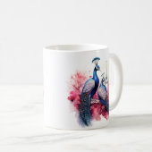 パリのバレンタインデー – ピーコックスのカップル – マグカップ (正面右)