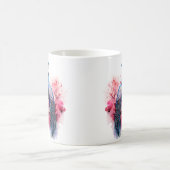 パリのバレンタインデー – ピーコックスのカップル – マグカップ (中央)