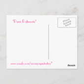 パリのパティスリー ポストカード (裏面)