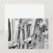 パリのパリ大聖堂Gargoyles, Notre Dame de Paris ポストカード (正面/裏面)