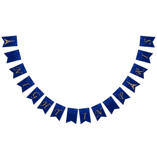 パリのパーティーの旗布の旗の夜 バンティングフラッグ (全)