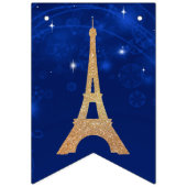 パリのパーティーの旗布の旗の夜 バンティングフラッグ (第1の旗)