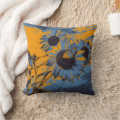 パリのヒマワリ クッション (ブランケット)