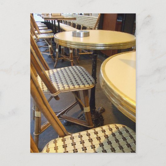 パリのビストロ ポストカード (正面)