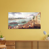 パリのビューからクワイデララピー キャンバスプリント (インサイチュ (リビング))