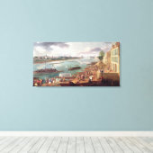 パリのビューからクワイデララピー キャンバスプリント (インサイチュ (ウッドフロア))