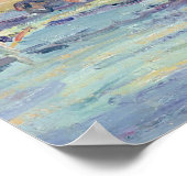 パリのビュー(油オンキャンバス) ポスター (角)