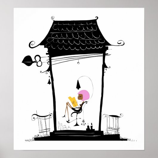 パリのピンクのポスター ポスター (正面)